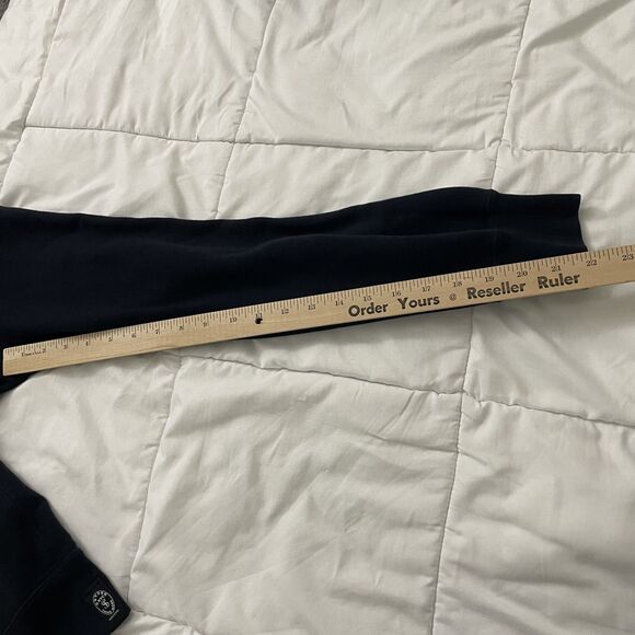 Todd Snyder Jacke Mens Small Dark Blue French Terry Barracuda Two-way Full Zip - Picture 10 of 10